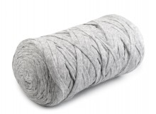 Textilstrickgarn 250g taubengrau melange 125m